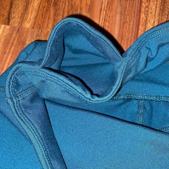 Old Navy Teal Active Elevate Leggings With Mesh Details Women's Size S - Picture 6 of 8